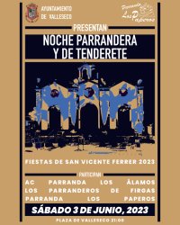 Valleseco: Llega la Noche Parrandera y de Tenderete de La Parranda Los Paperos
