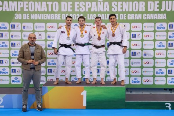 El grancanario Giovanni Suárez conquista el bronce en un histórico campeonato de España senior Iberdrola de Judo que se celebró, por primera vez, en Canarias