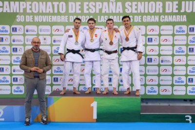 El grancanario Giovanni Su&aacute;rez conquista el bronce en un hist&oacute;rico campeonato de Espa&ntilde;a senior Iberdrola de Judo que se celebr&oacute;, por primera vez, en Canarias