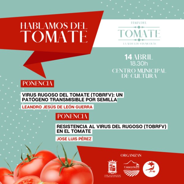 La Aldea: Leandro Jesús de León y José Luis Pérez versarán sobre la situación del tomate en la V Feria del Tomate