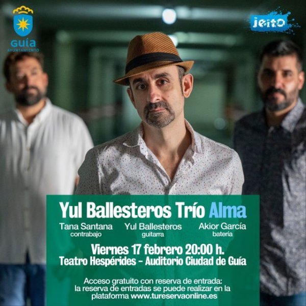 Yul Ballesteros trae a Guía este viernes su nuevo disco ‘Alma’