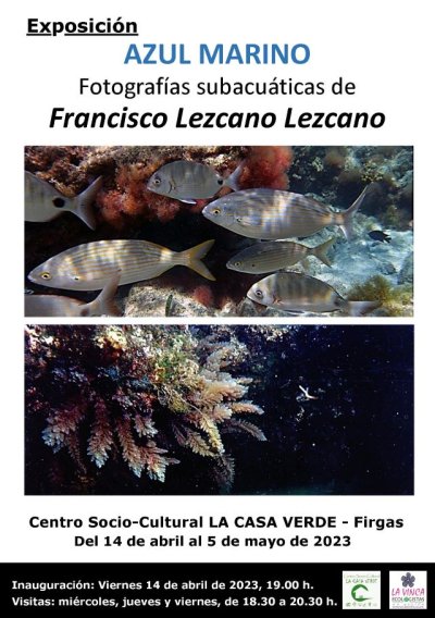 La Exposici&oacute;n Fotogr&aacute;fica &ldquo;Azul Marino&rdquo;, de Francisco Lezcano se mostrar&aacute; en La Casa Verde de Firgas a partir del 14 de abril