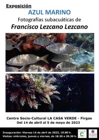 La Exposici&oacute;n Fotogr&aacute;fica &ldquo;Azul Marino&rdquo;, de Francisco Lezcano se mostrar&aacute; en La Casa Verde de Firgas a partir del 14 de abril