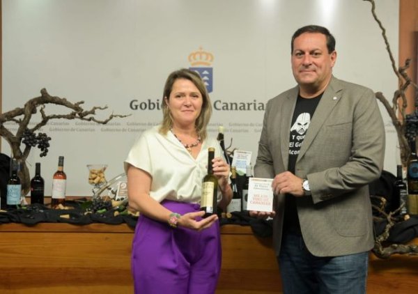 Brumas de Ayosa Malvas&iacute;a Arom&aacute;tica, de la DO Valle de G&uuml;&iacute;mar, elegido mejor vino de Canarias 2023