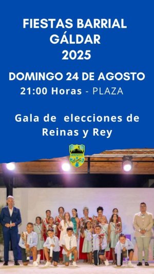 Gáldar: Barrial elegirá este domingo al Rey y a las Reinas de las fiestas 2025