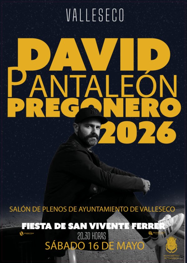 Valleseco: David Pantale&oacute;n, pregonero de las Fiestas del Huevo Duro
