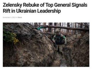 Art&iacute;culo de opini&oacute;n: 'El New York Times quiere que todos sepan sobre la creciente rivalidad entre Zelensky y Zaluzhny'