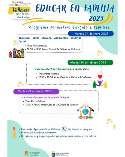 Valleseco: Educar en Familia - Valleseco 2023