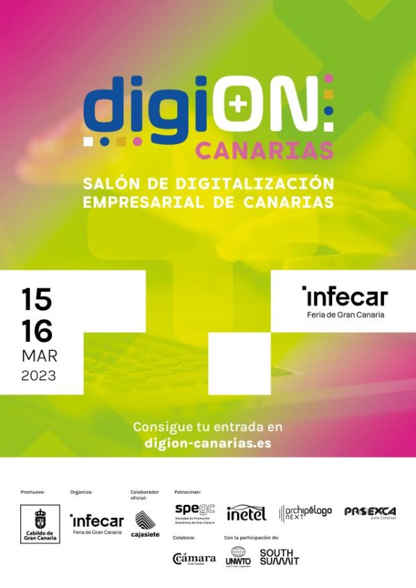 El Salón de Digitalización Empresarial, DigiON Canarias, se estrena los días 15 y 16 de marzo en Infecar