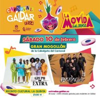 R&aacute;faga y Grupo Extra, platos fuertes del Gran Mogoll&oacute;n de la Cabalgata del Carnaval de G&aacute;ldar 2024