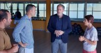 El consejero de Deportes, Francisco Castellano, hace balance de las inversiones deportivas en Mog&aacute;n