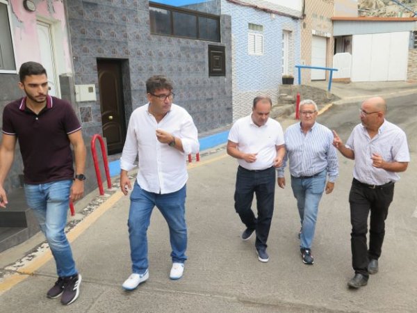 El Ayuntamiento de Guía impulsa la obra de la estación de bombeo en Caleta para evitar el vertido de aguas residuales al mar