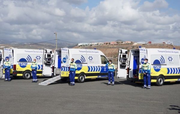 Más de 400.00 pacientes fueron trasladados por las ambulancias del Transporte Sanitario No Urgente en 2021