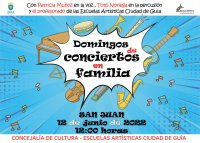 Los &lsquo;Domingos de Concierto en Familia&rsquo; se celebran la pr&oacute;xima semana a San Juan