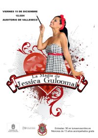 La ilusionista Canaria Jessica Guloomal llega al auditorio de Valleseco