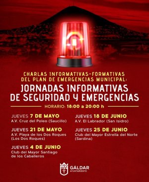 G&aacute;ldar impulsa un ciclo de jornadas sobre seguridad y emergencias para acercar el Plan Municipal a la ciudadan&iacute;a