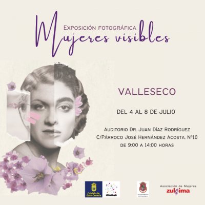 La exposici&oacute;n &lsquo;Mujeres visibles&rsquo; llega al municipio de Valleseco