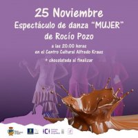 Tejeda: Este viernes 25 disfrutaremos del espect&aacute;culo de danza &ldquo;MUJER&rdquo; de Roc&iacute;o Pozo