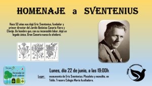Telde recuerda a Eric Sventenius con un sencillo acto y posterior ofrecimiento floral