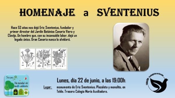 Telde recuerda a Eric Sventenius con un sencillo acto y posterior ofrecimiento floral