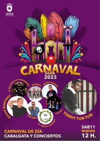 Carnaval de Día, Cabalgatas, Murgas, Conciertos y Verbenas en las fiestas carnavaleras de Guía que arrancan el viernes 10 de marzo