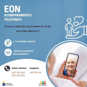 El Ayuntamiento de Guía apoya un proyecto social para el acompañamiento telefónico a personas mayores del municipio