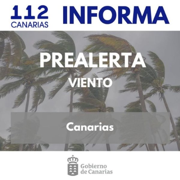 El Gobierno declara la situaci&oacute;n de prealerta por vientos en todas las islas