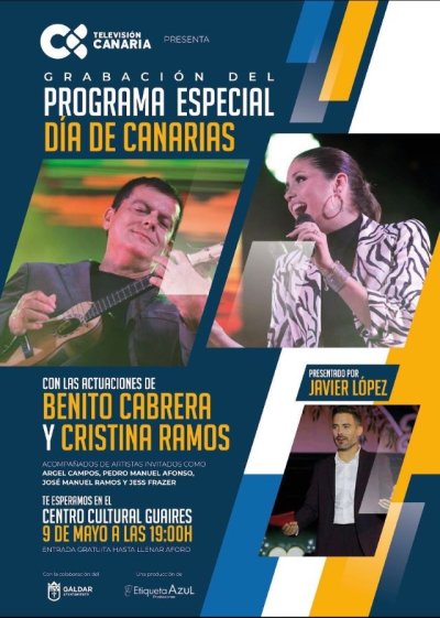 El Centro Cultural Guaires acoge en la tarde de este martes la grabaci&oacute;n del programa especial del D&iacute;a de Canarias de Televisi&oacute;n Canaria