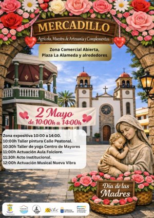 La Aldea de San Nicol&aacute;s celebra el D&iacute;a de la Madre con un mercadillo agr&iacute;cola y artesanal