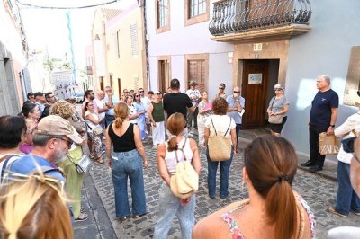 Las plazas y las casas señoriales de Guía volvieron a llenarse de arte y cultura durante la Ruta ‘Patiando 2024’