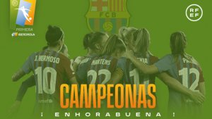 El Bar&ccedil;a femenino se proclama campe&oacute;n tras 24 victorias en 24 partidos