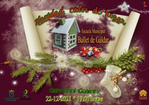 La Escuela Municipal de Ballet presenta este miércoles en el Guaires su espectáculo “Navidad, calor de hogar”