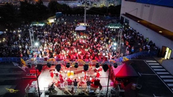 Más de 6.000 personas asistieron al ‘Recréate en Guía’ con las mejores orquestas de verbena de Canarias