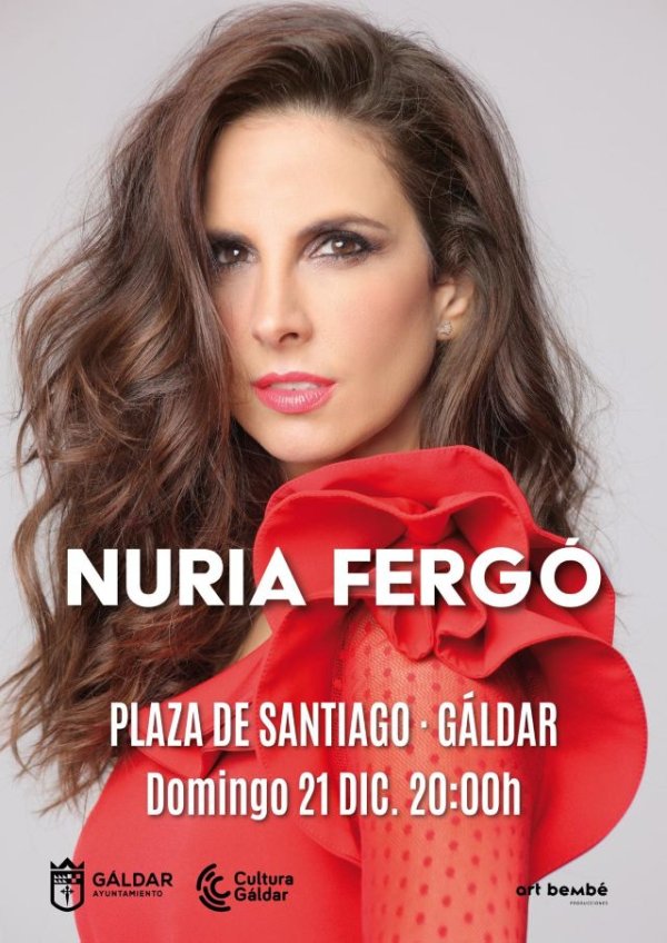 Nuria Ferg&oacute; encender&aacute; la Navidad en G&aacute;ldar con un concierto inolvidable en la Plaza de Santiago