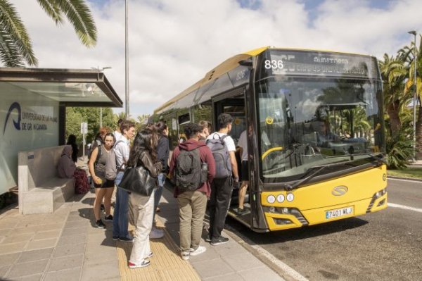 Guaguas Municipales refuerza con 3.500 plazas extras las conexiones con el Campus de Tafira durante la PAU 2026
