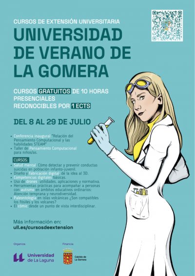 La Universidad de Verano de La Gomera y la ULL aperturan la matr&iacute;cula de la oferta formativa