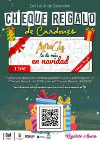 Arucas: Realizando tus compras en el "Comercio Local" de Cardones podr&aacute;s ganar un cheque regalo de 120&euro;