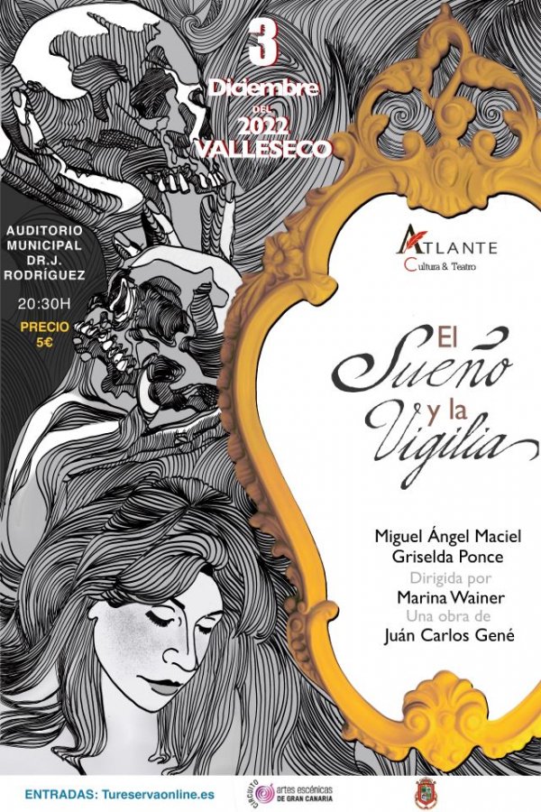Humor e ironía en la nueva apuesta del Auditorio de Valleseco con “El sueño y la vigilia”