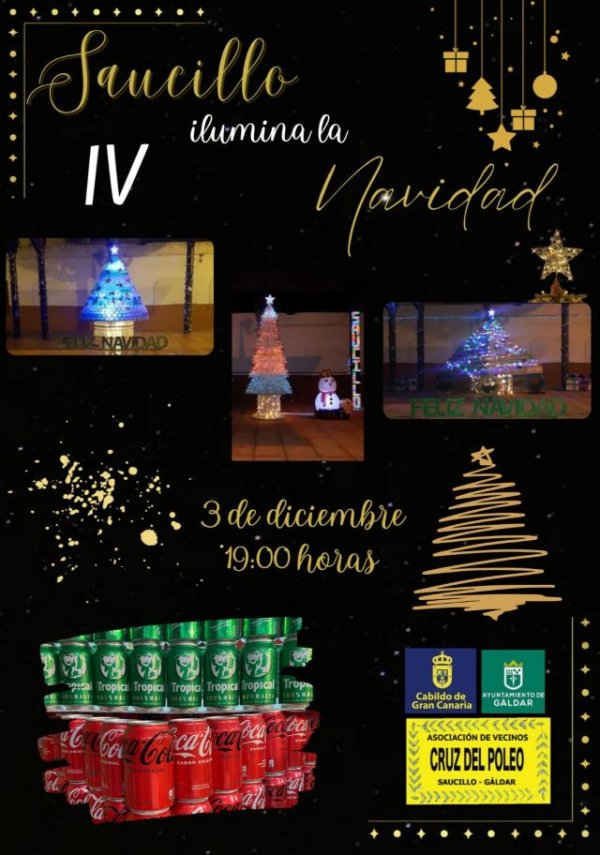 Gáldar: Saucillo ilumina la Navidad IV