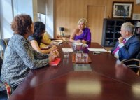 Esther Monz&oacute;n se re&uacute;ne con el Colegio Oficial de Psicolog&iacute;a de Las Palmas