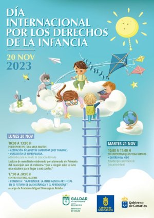 Gáldar: El Ayuntamiento celebra el Día de la Infancia con actividades lúdicas y de aprendizaje para los más jóvenes