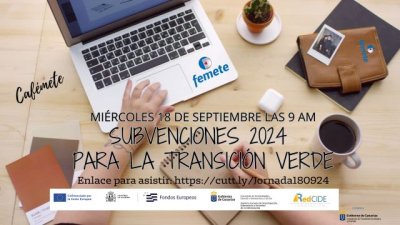 Transici&oacute;n Ecol&oacute;gica participa en un webinar organizado por Femete para facilitar el acceso a los fondos Feder