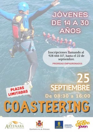 Actividad gratuita, dirigida para personas de entre 14 y 30 a&ntilde;os, empadronados en Artenara