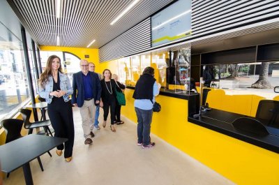 Guaguas Municipales renueva su oficina comercial del Parque Santa Catalina