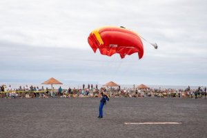 El Ejército del Aire y del Espacio participa en las fiestas de la LXX Bajada de la Virgen de las Nieves