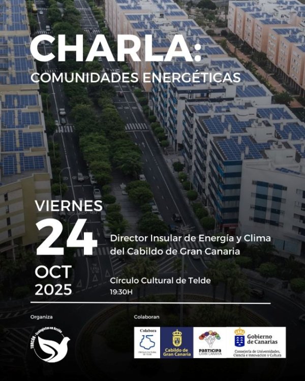 Turcón programa una charla sobre las comunidades energéticas en Gran Canaria