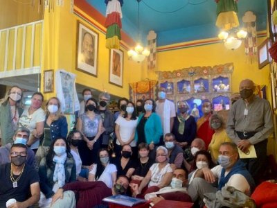 El M. V. Lama Kelzang visita el Centro Buddhista Tibetano "Kagyu Shedrub Ch&ouml;ling" de Las Palmas
