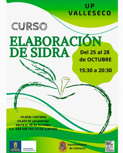 Valleseco organiza un curso de elaboraci&oacute;n de sidra