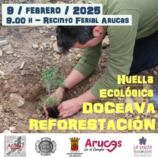 Arucas: Activat y La Vinca Ecologistas en Acción convocan una nueva plantación de flora canaria en las laderas del Tiro Pichón