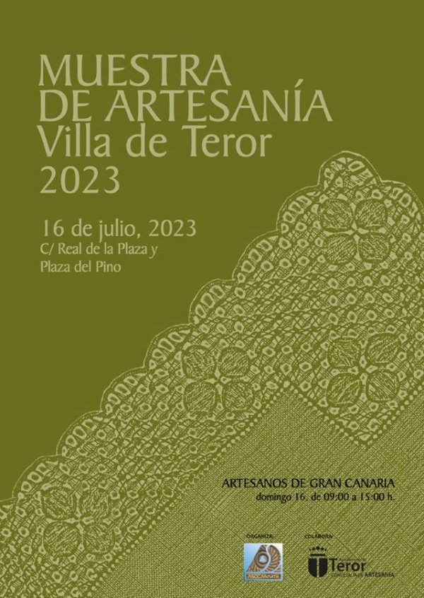 Teror acoge este domingo una Muestra de Artesanía en la Calle Real y Plaza del Pino